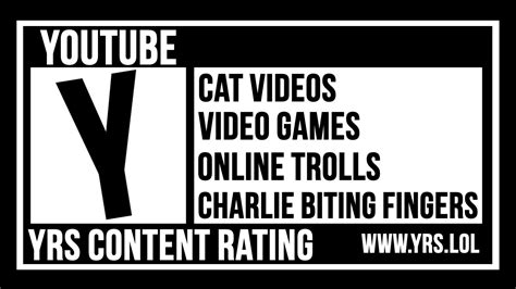 YouTube content rating